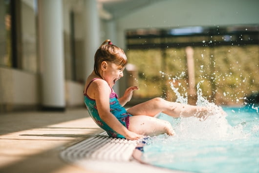 Holiday park with an indoor pool