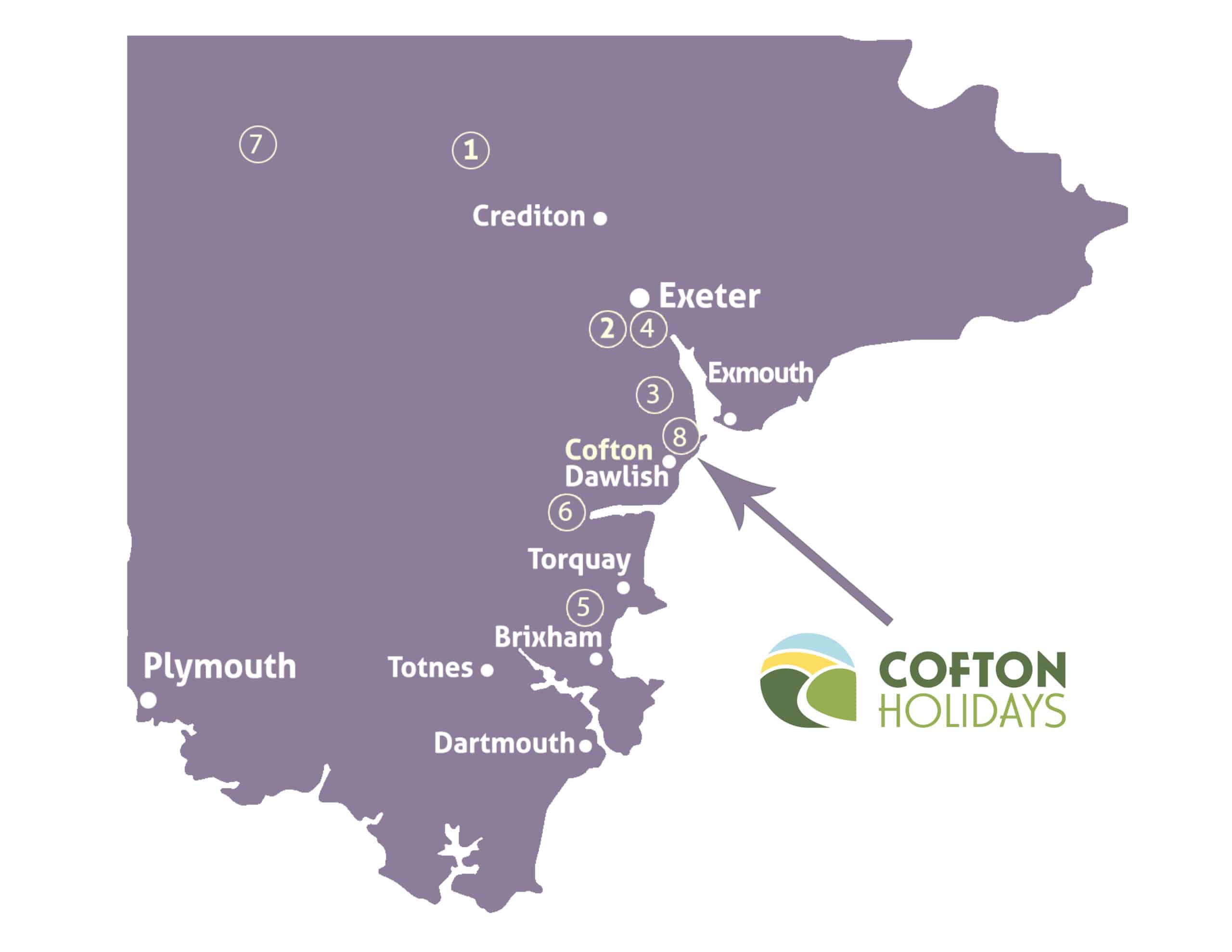local-food-map Map Of Cofton Location In Dawlish Near Exeter