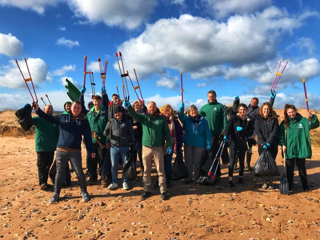 Beach clean
