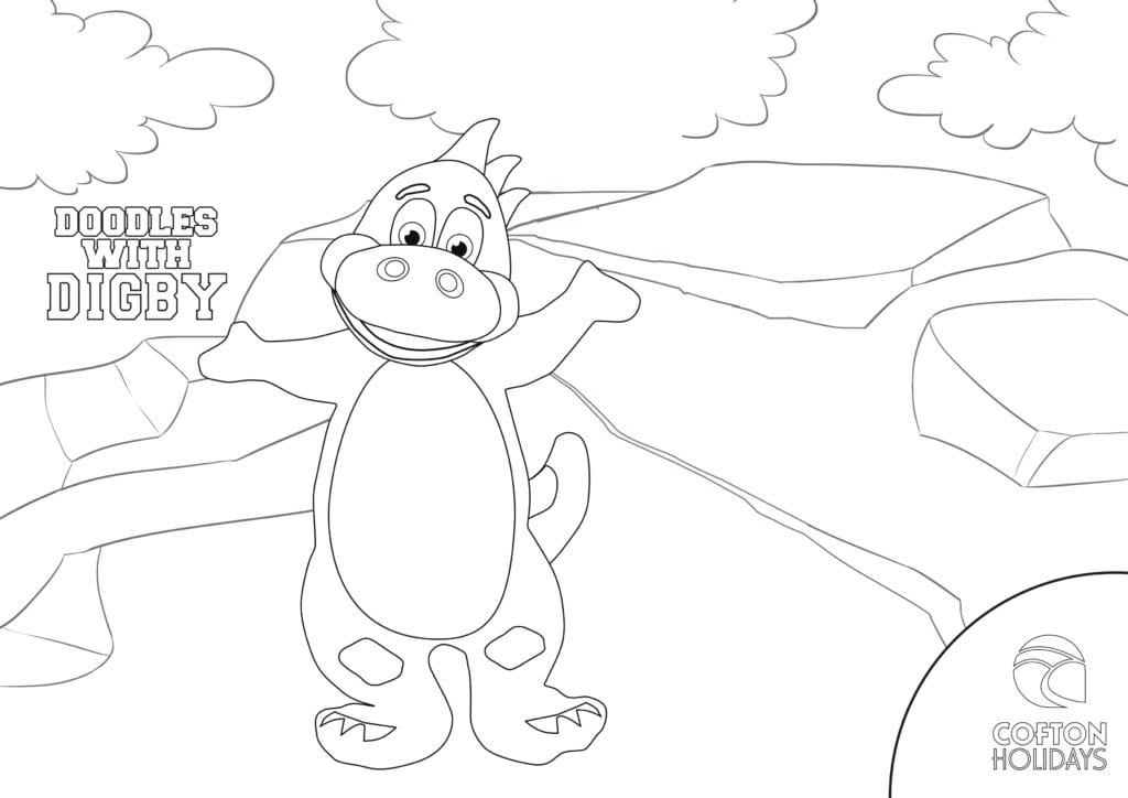 Doodle with Digby Activity Sheet 1