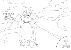 Digby-Doodles_Activity-sheet Doodle with Digby Activity Sheet 1