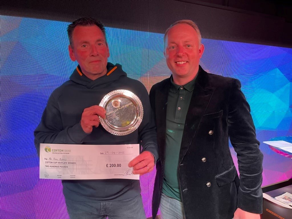 Cofton Cup Plate Winner