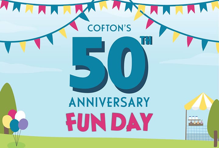 Cofton's 50th fun day poster