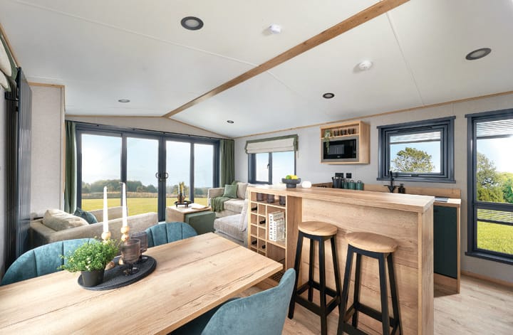 Foxcombe 4 berth holiday home - living room
